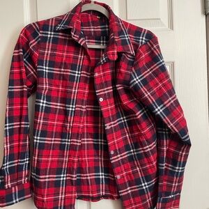Red and Black Plaid Women’s Shirt